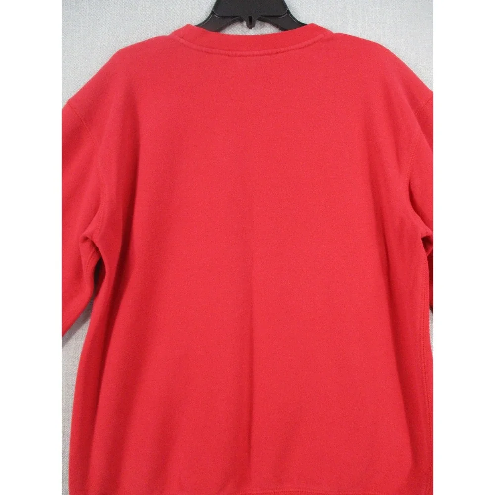 Champion Georgia Bulldogs Sweatshirt Womens Medium Red Crewneck Pullover NCAA - Picture 10 of 11